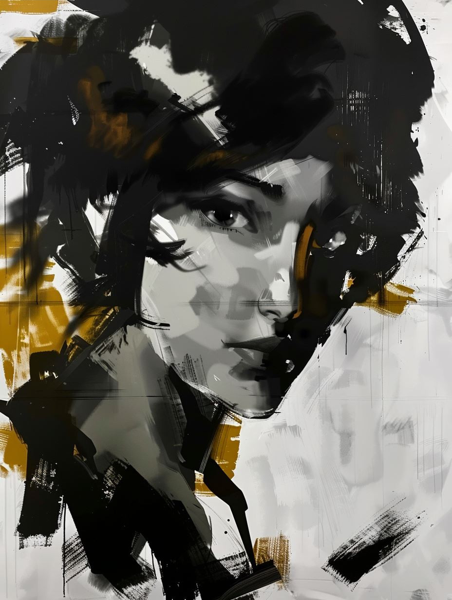 Shadows of Gold: Four Female Portraits - Image 3