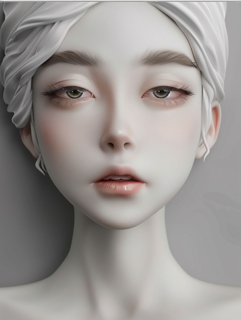 Porcelain Dream Portrait - Image 4