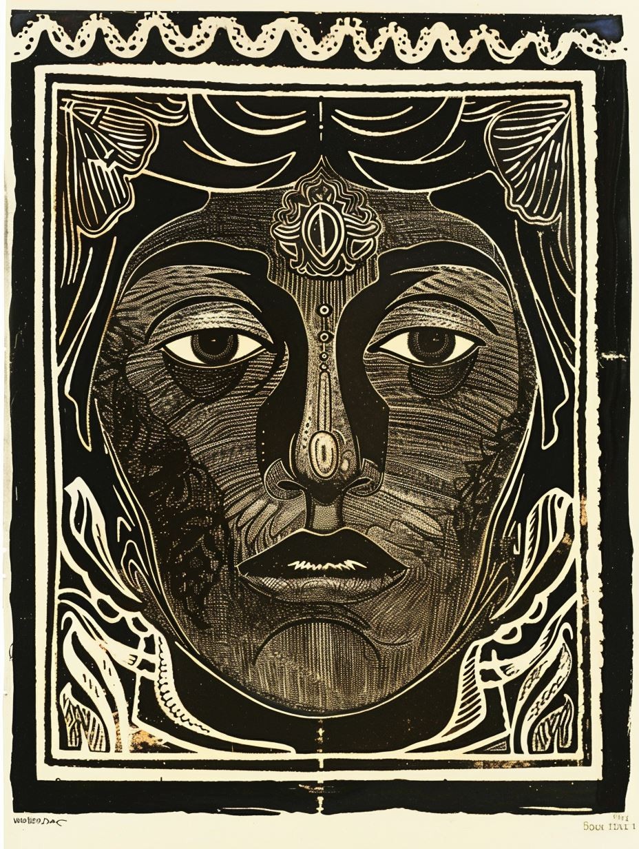 Wooden Grain Portrait - Image 4