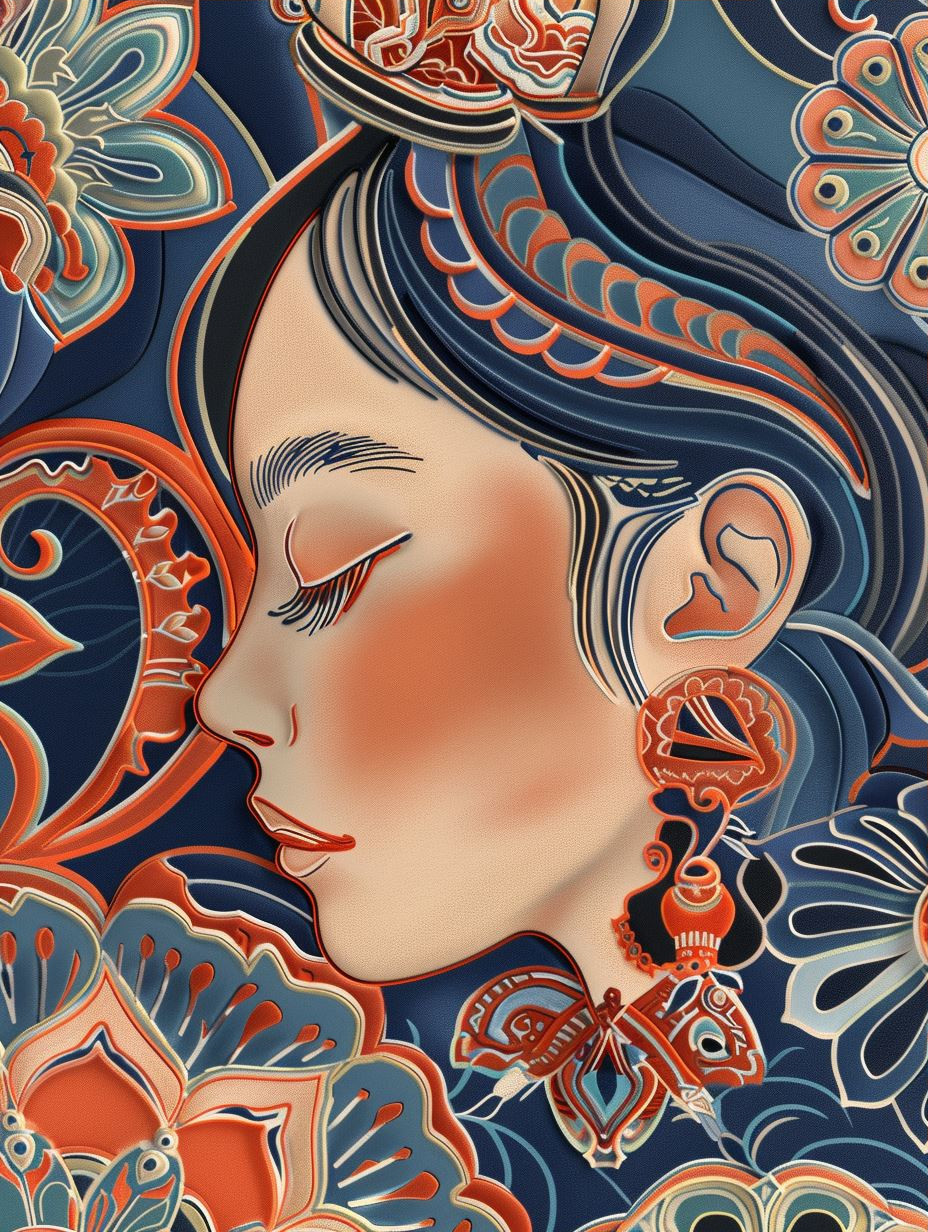 Intricate Ethereal Ornamental Portraits - Image 3