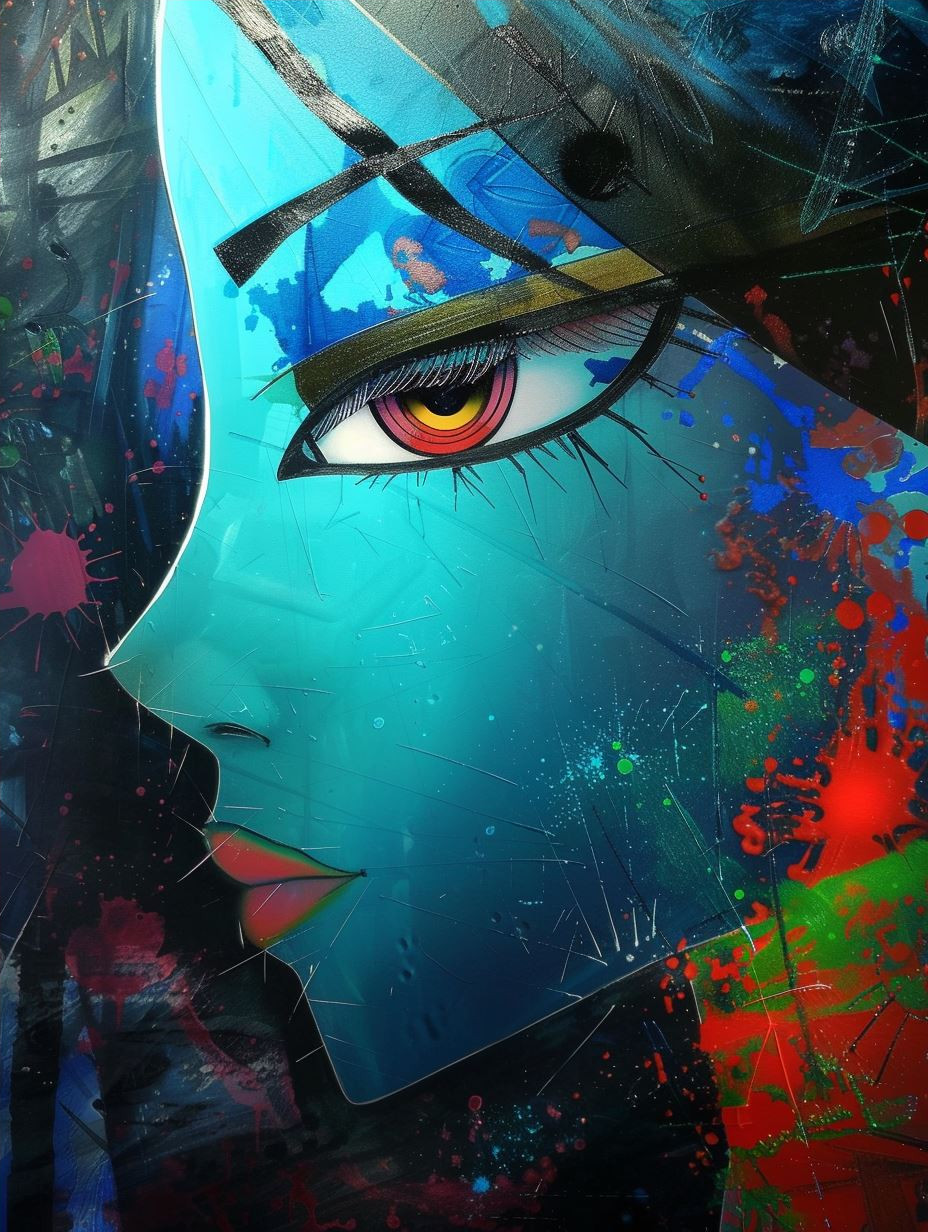 Ethereal Neon Digital Portraits - Image 4