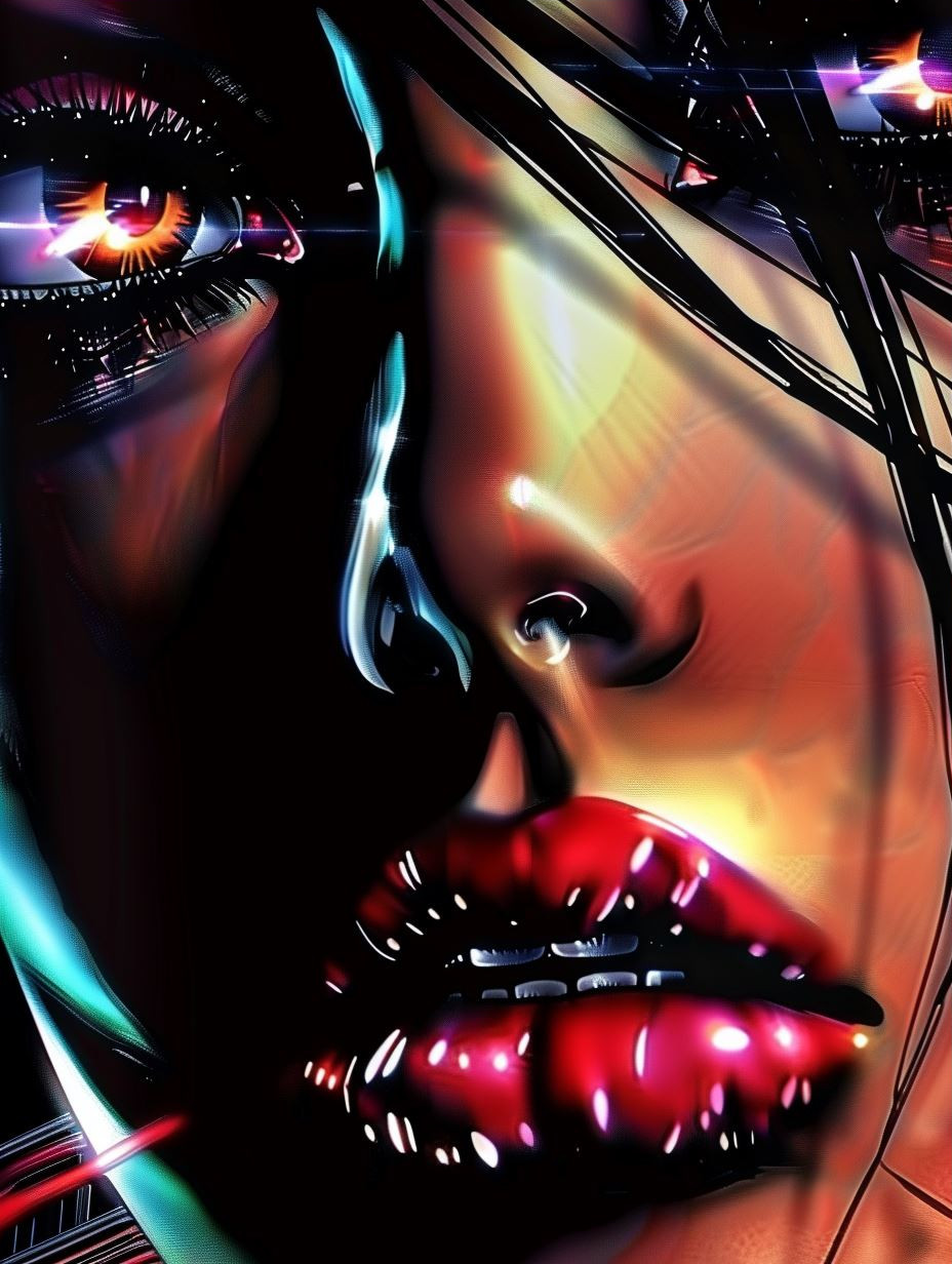 Neon Gothic Cyberpunk Portraits - Image 3