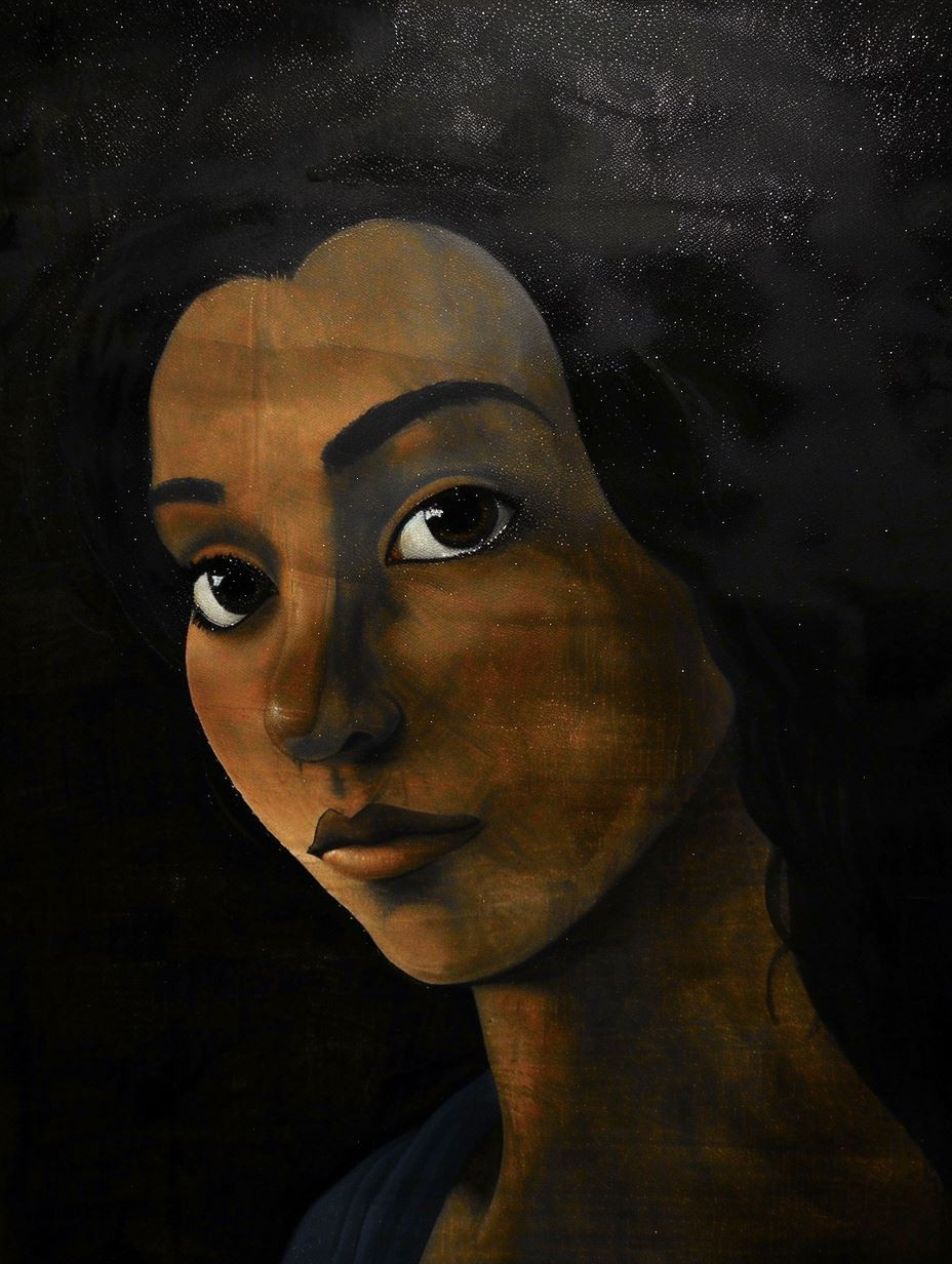 Moody Oil Portraits of Women - Image 2