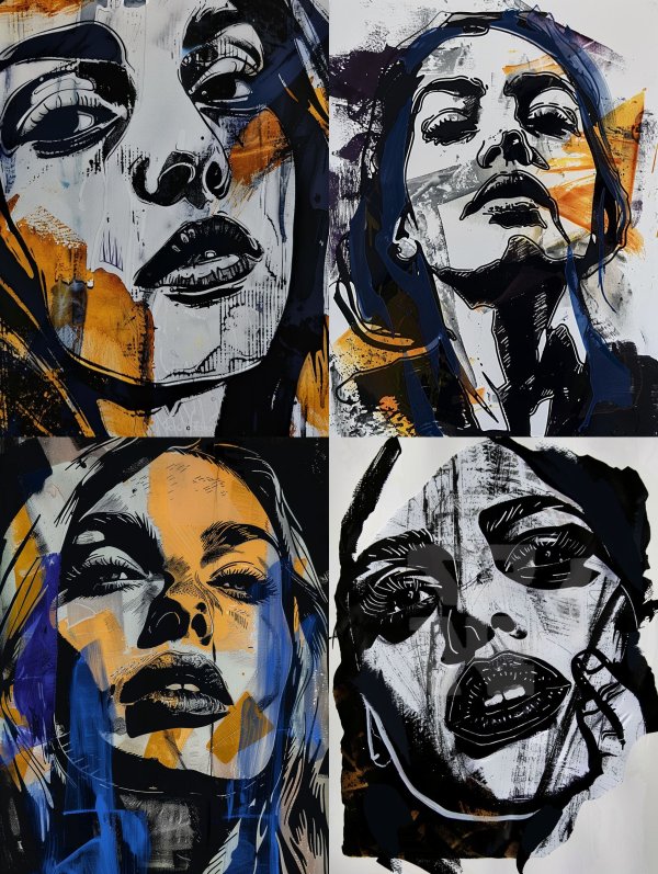 Fragmented Faces of Modern Emotion