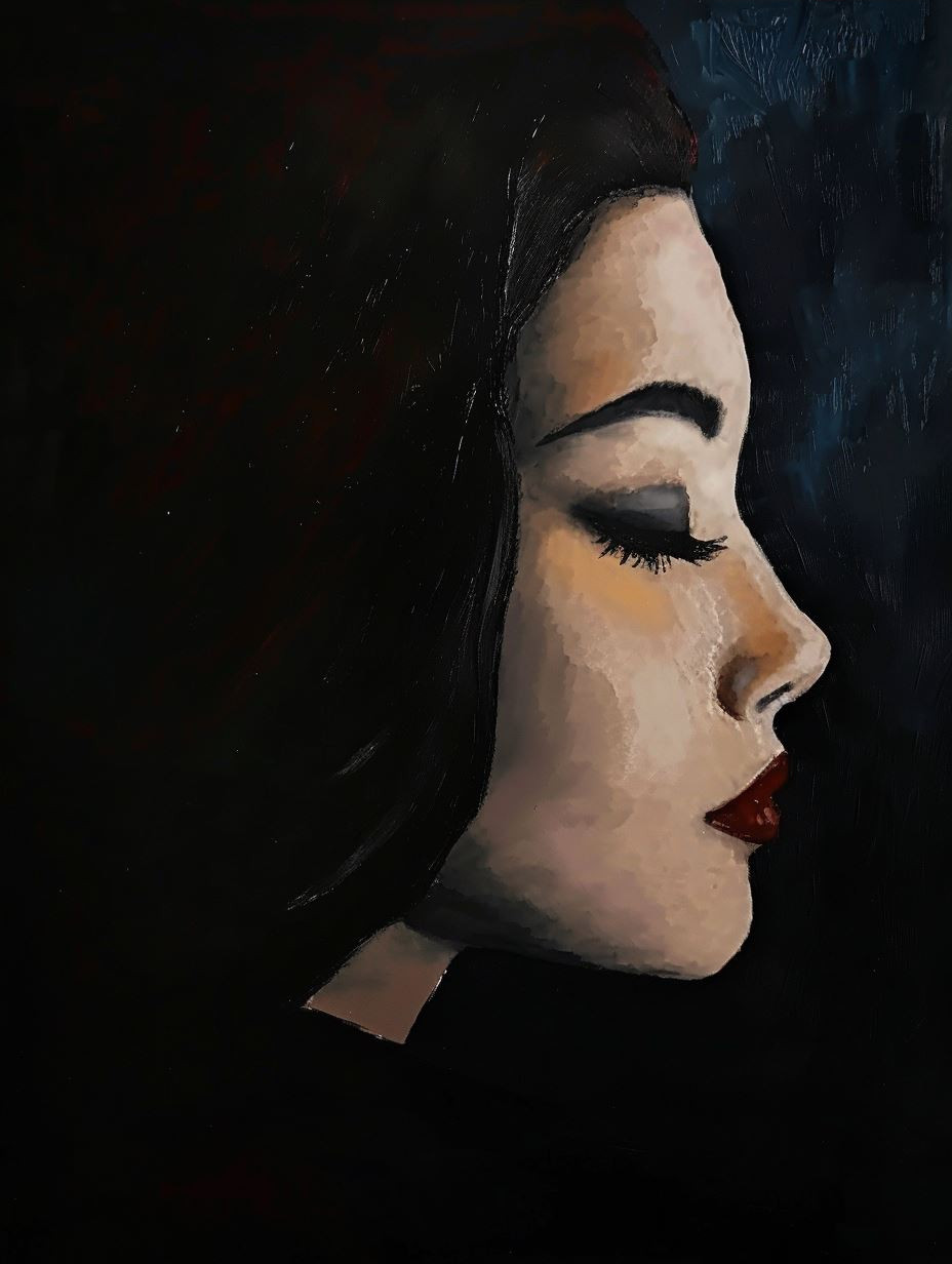Moody Oil Portraits of Women - Image 3