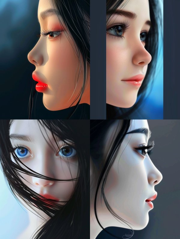 Ethereal Portraits of Digital Grace