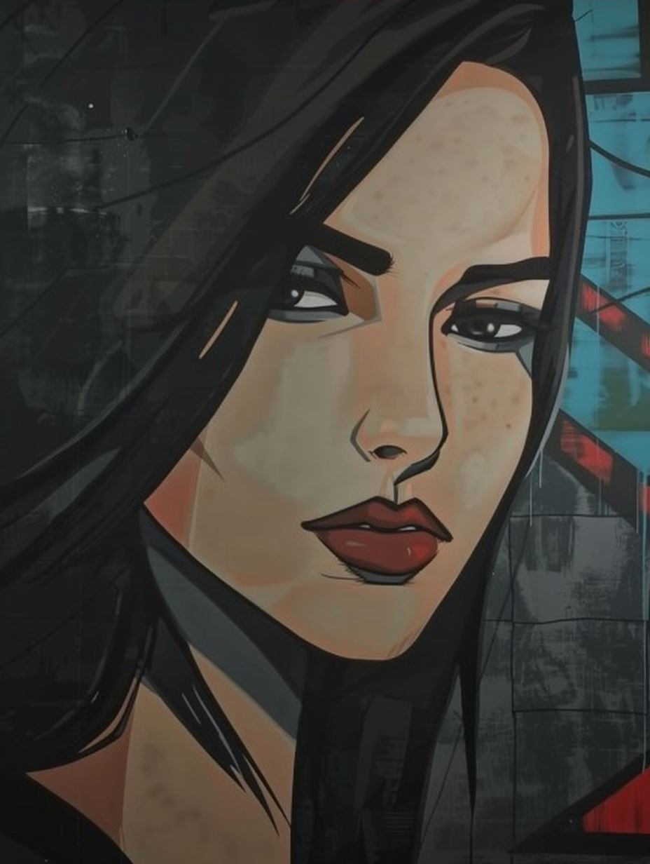 Noir Cyberpunk Comic Art Style - Image 3