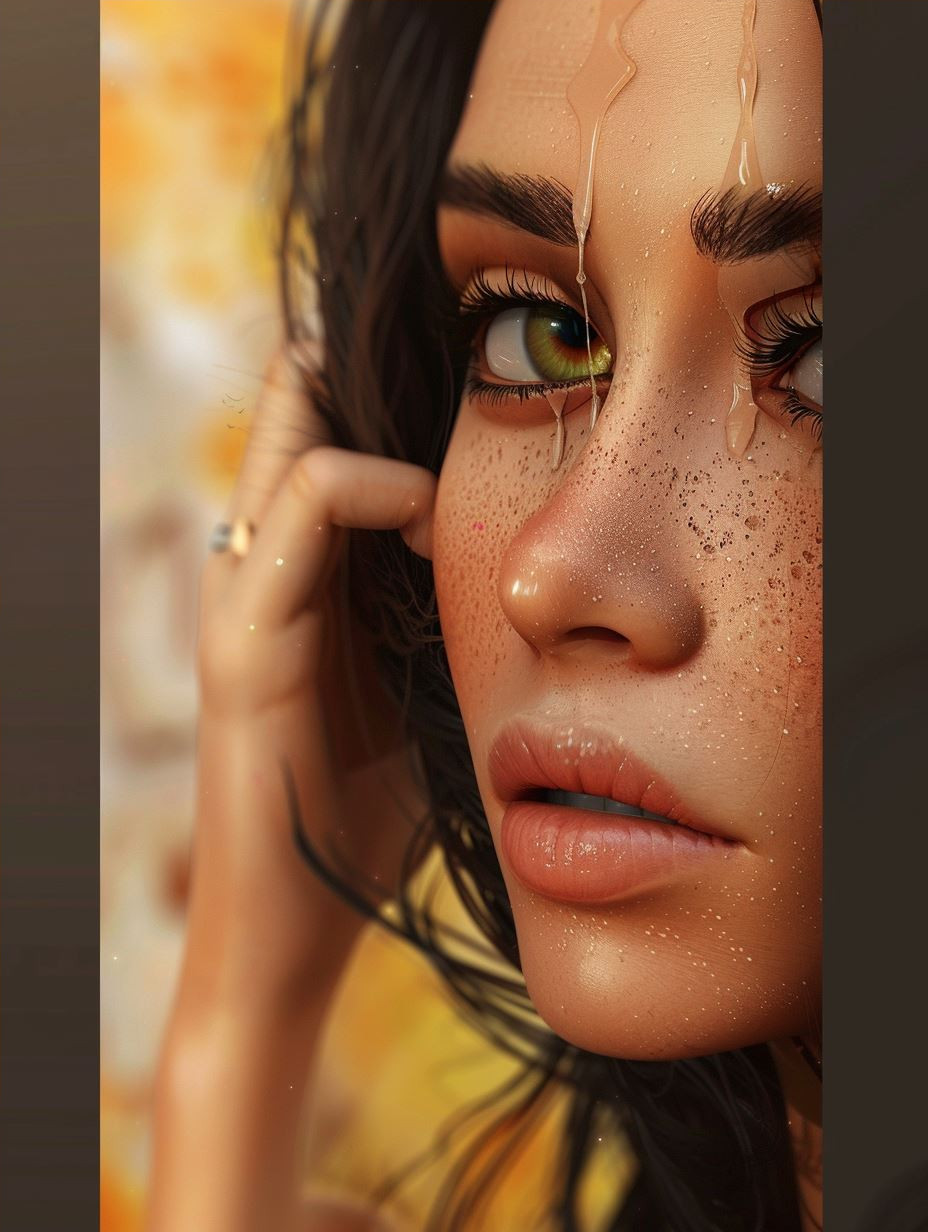 Hyper-Realistic Sun-Kissed Portrait - Image 4