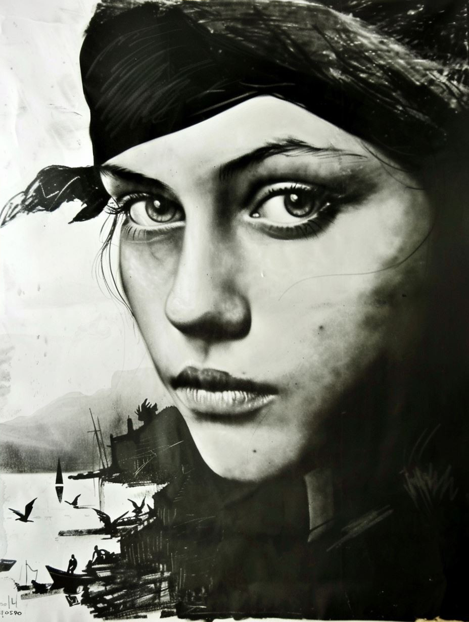 Dramatic Noir Portrait Study - Image 4