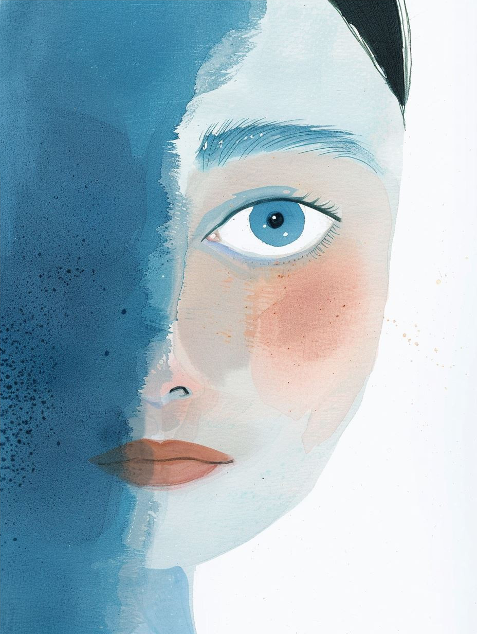 Ethereal Whispers of Melancholy Portraits - Image 4
