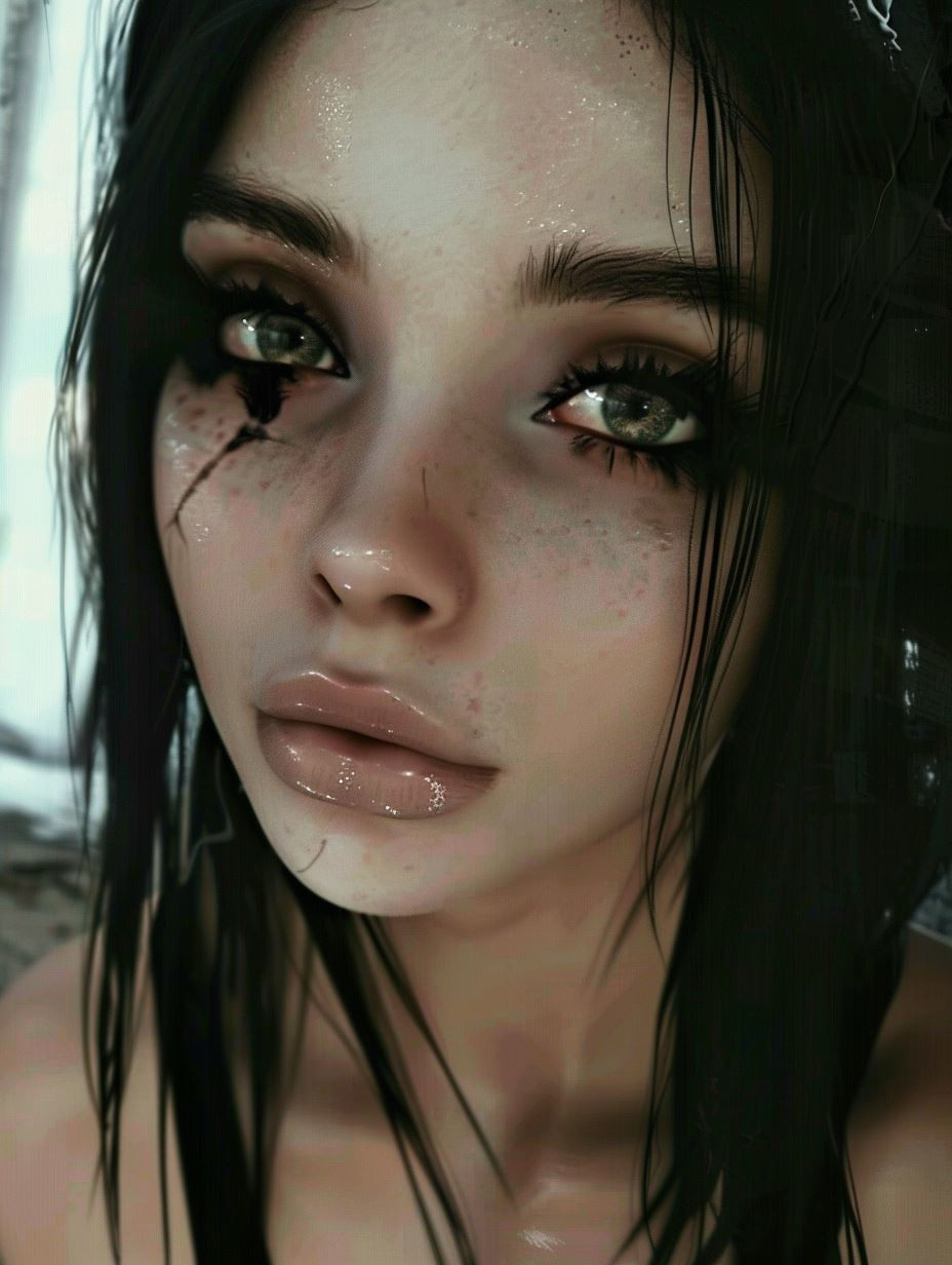 Melancholic Gaze Cinematic Portraits - Image 1