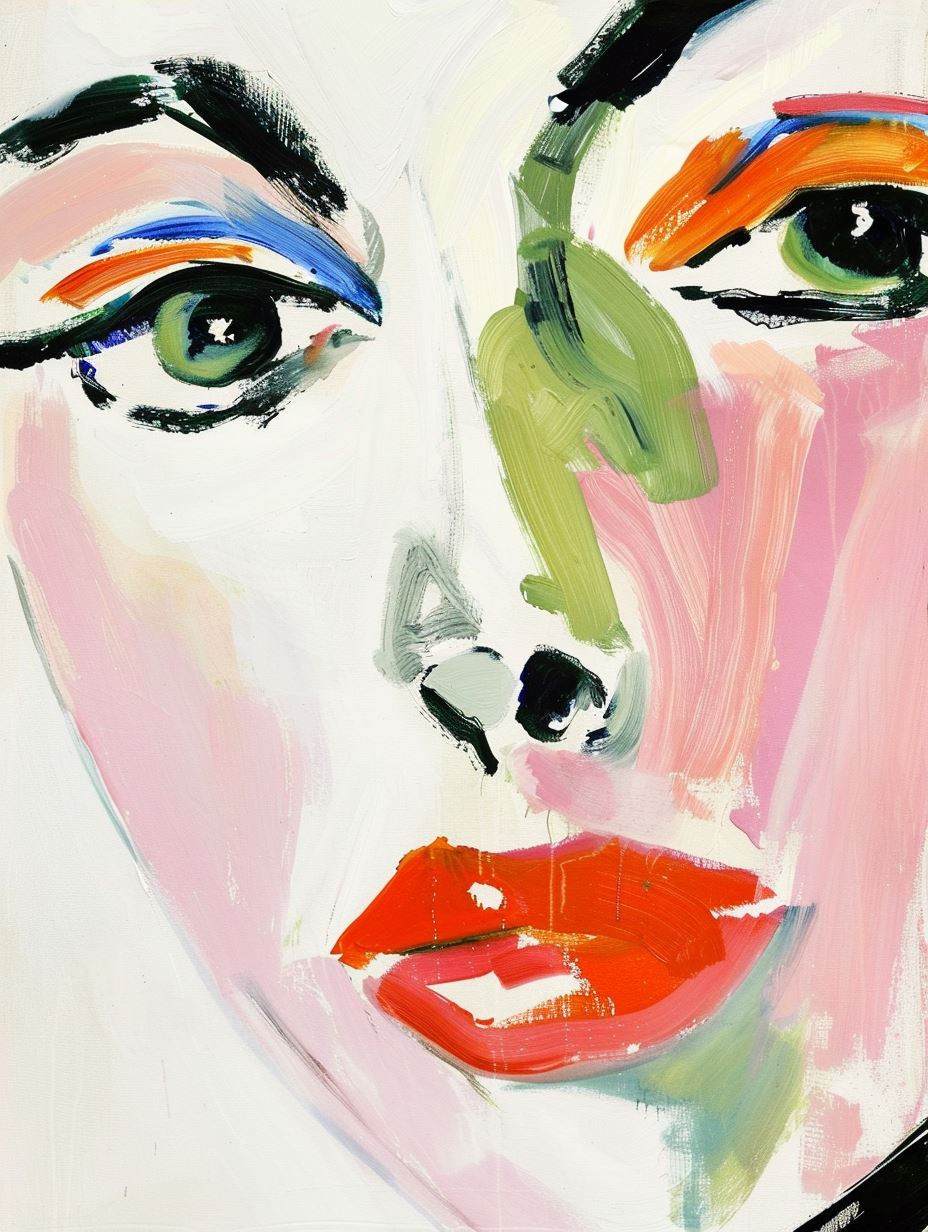 Vibrant Floral Portrait - Image 4