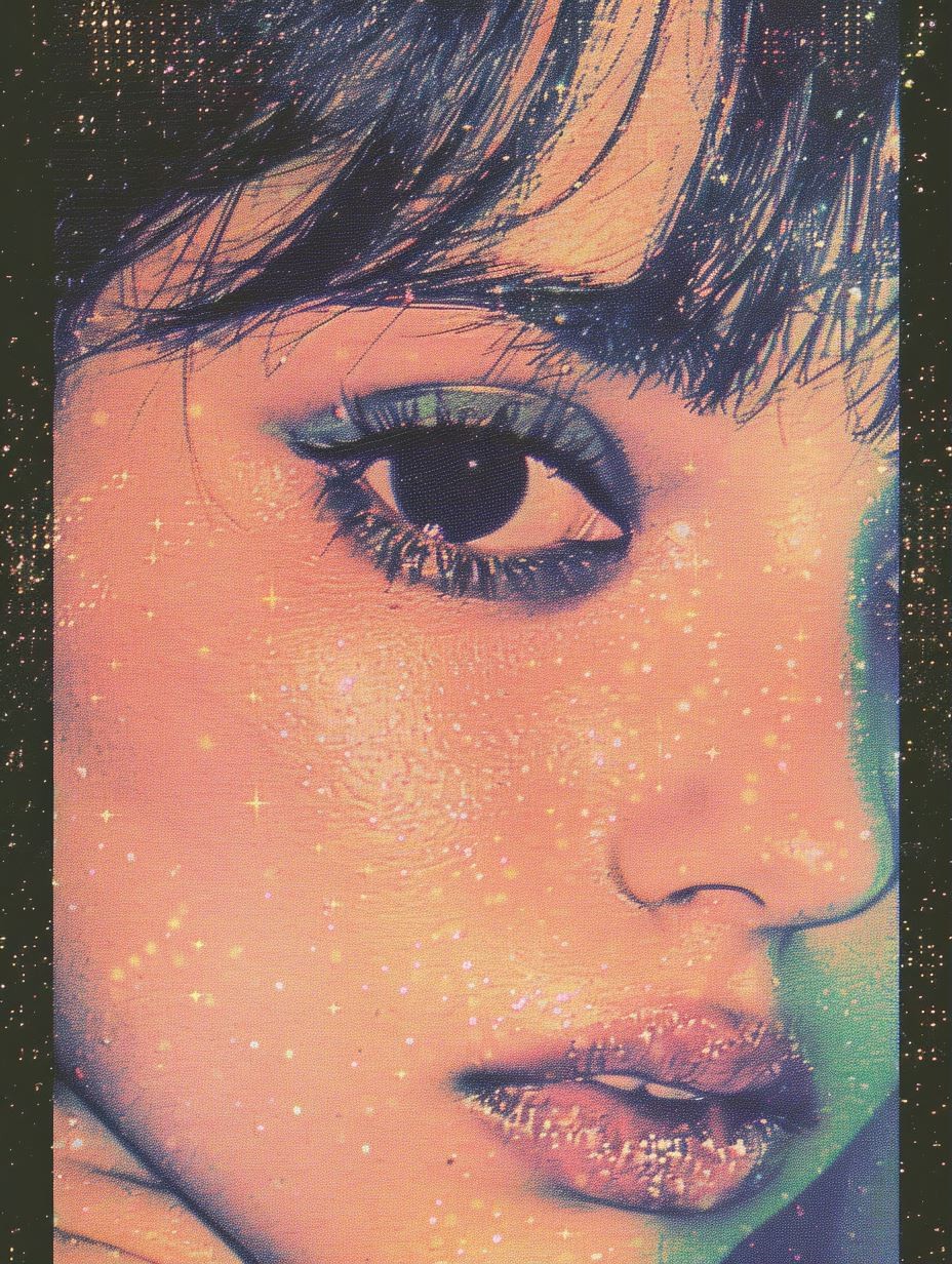 Celestial Glitter Dream Portrait