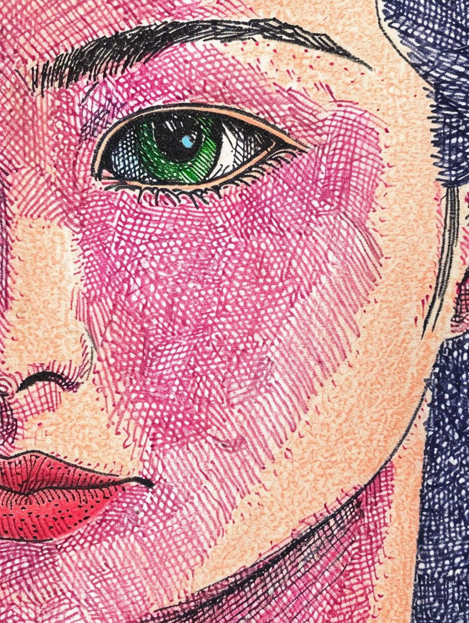 Stippled Neon Gaze - Image 3