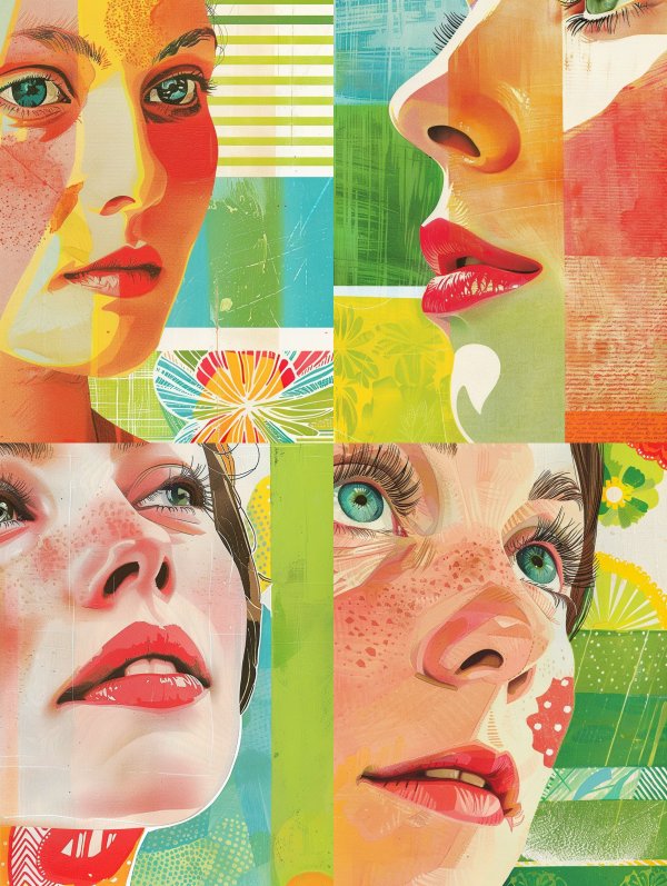 Prismatic Portraits of Modern Femininity