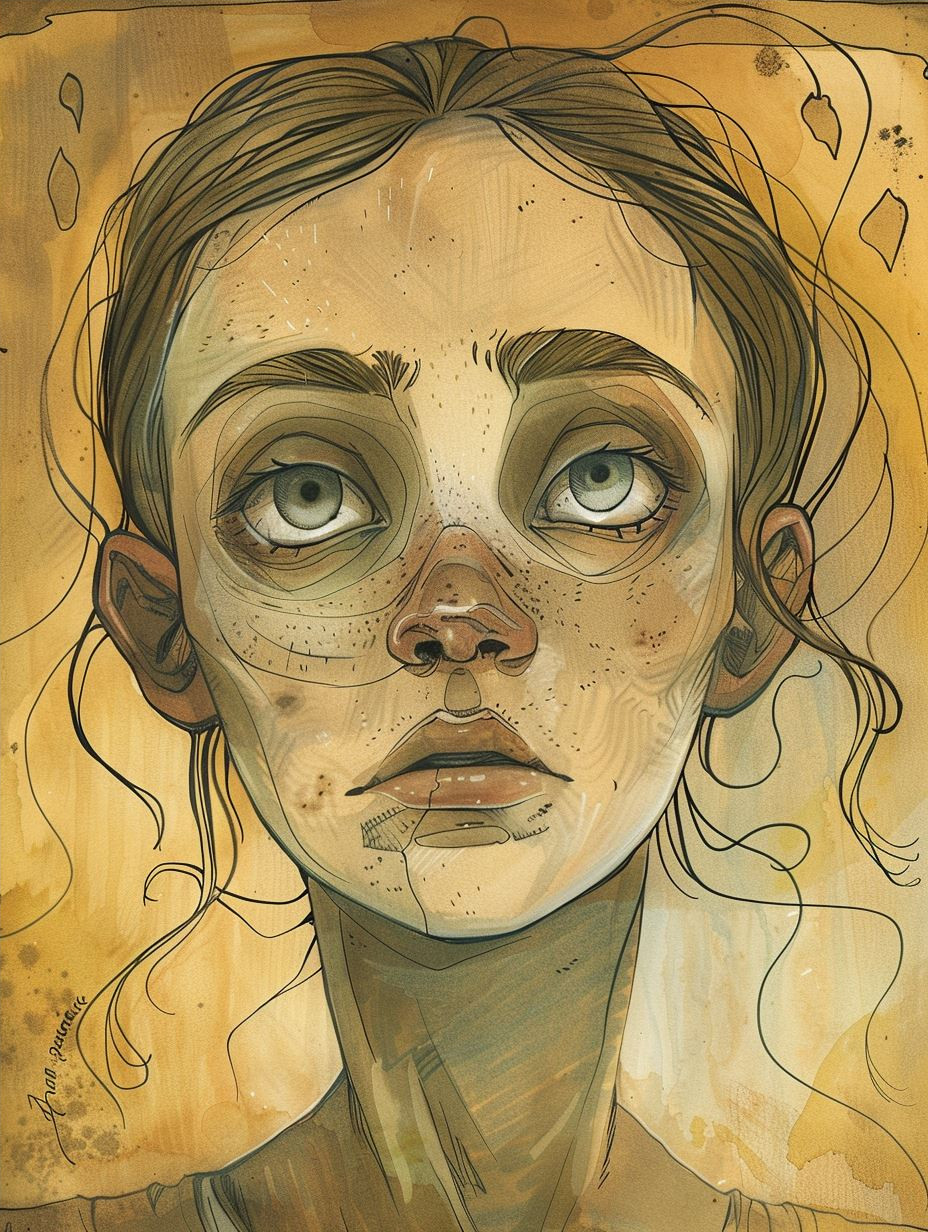 Melancholy Portraits in Muted Tones - Image 4