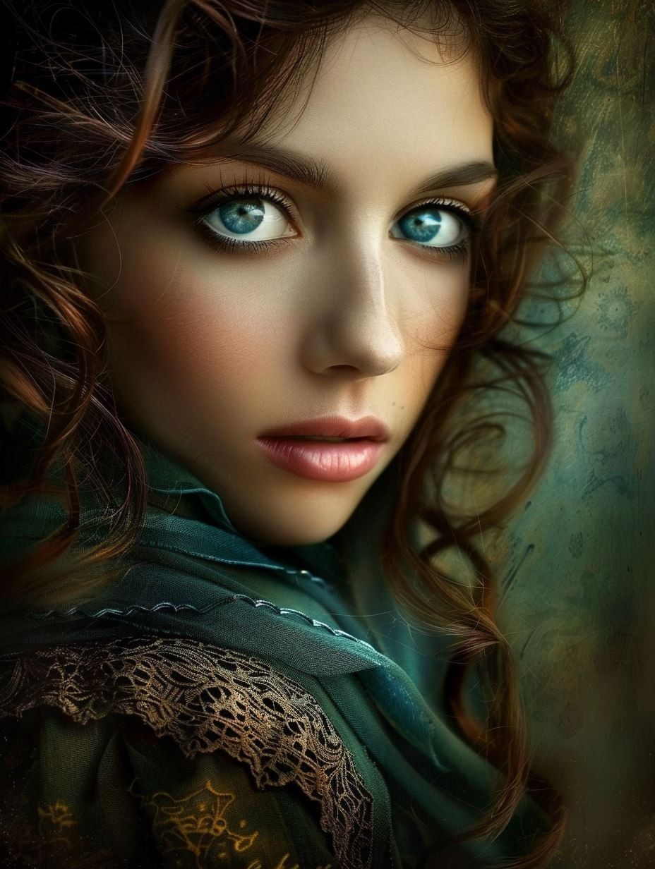 Mystic Forest Nomad Portrait - Image 3