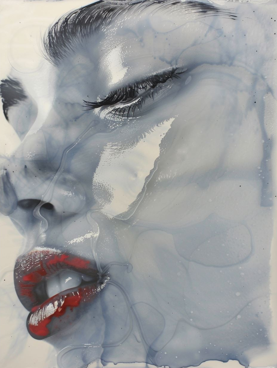 Ethereal Fluidity of Dreaming Faces - Image 2