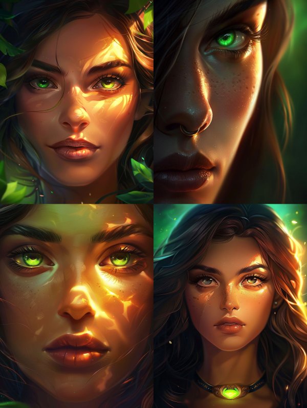 Golden Forest Gaze