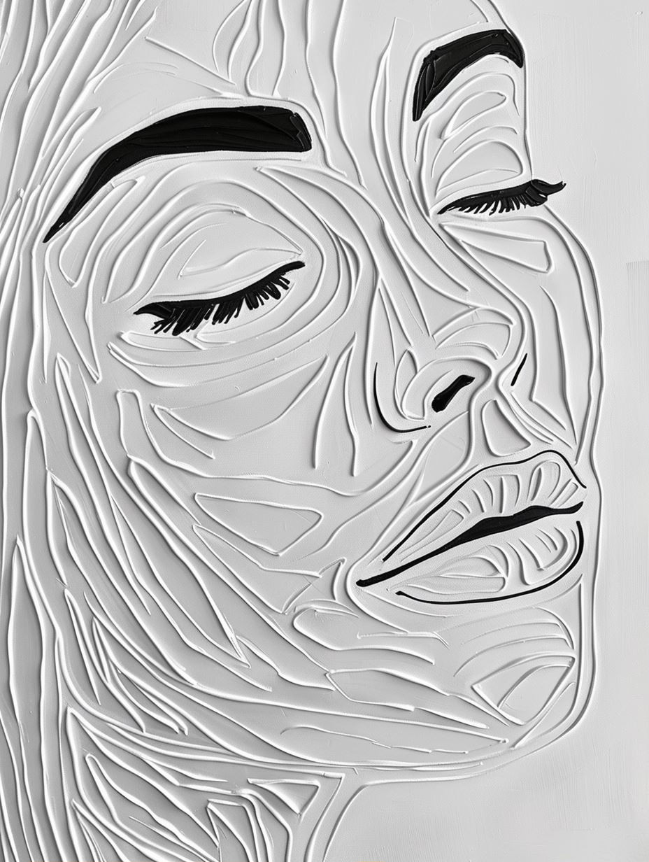 Ivory Sculpted Serenity
