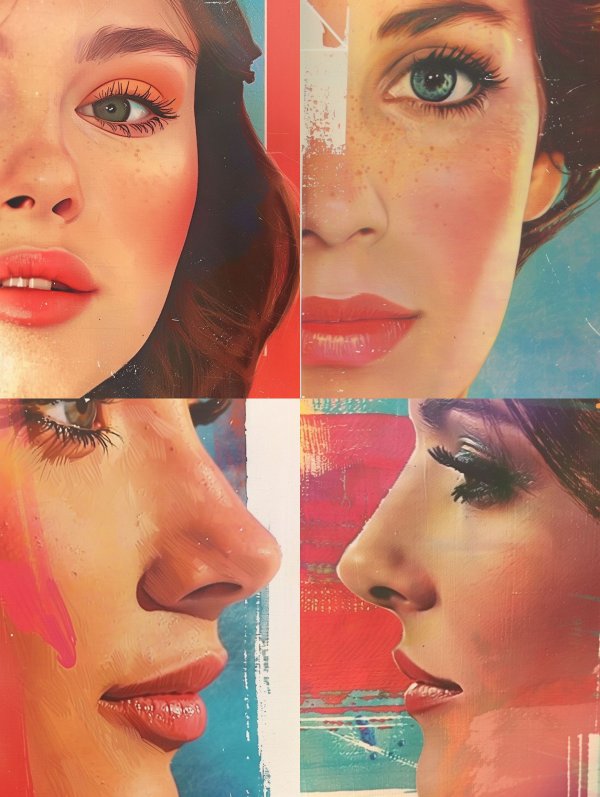 Vibrant Visions of Feminine Beauty