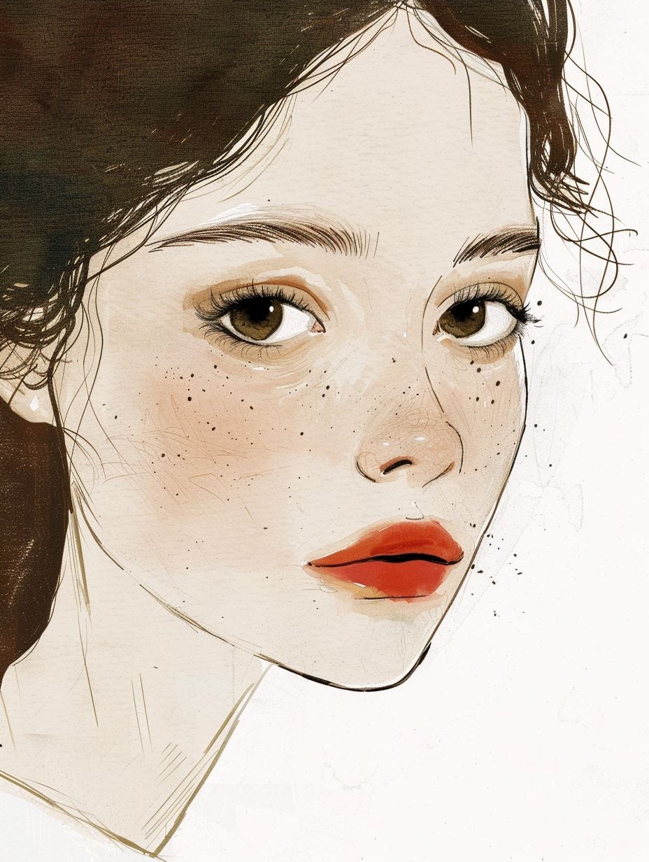Ethereal Visions: A Portrait Study - Image 3