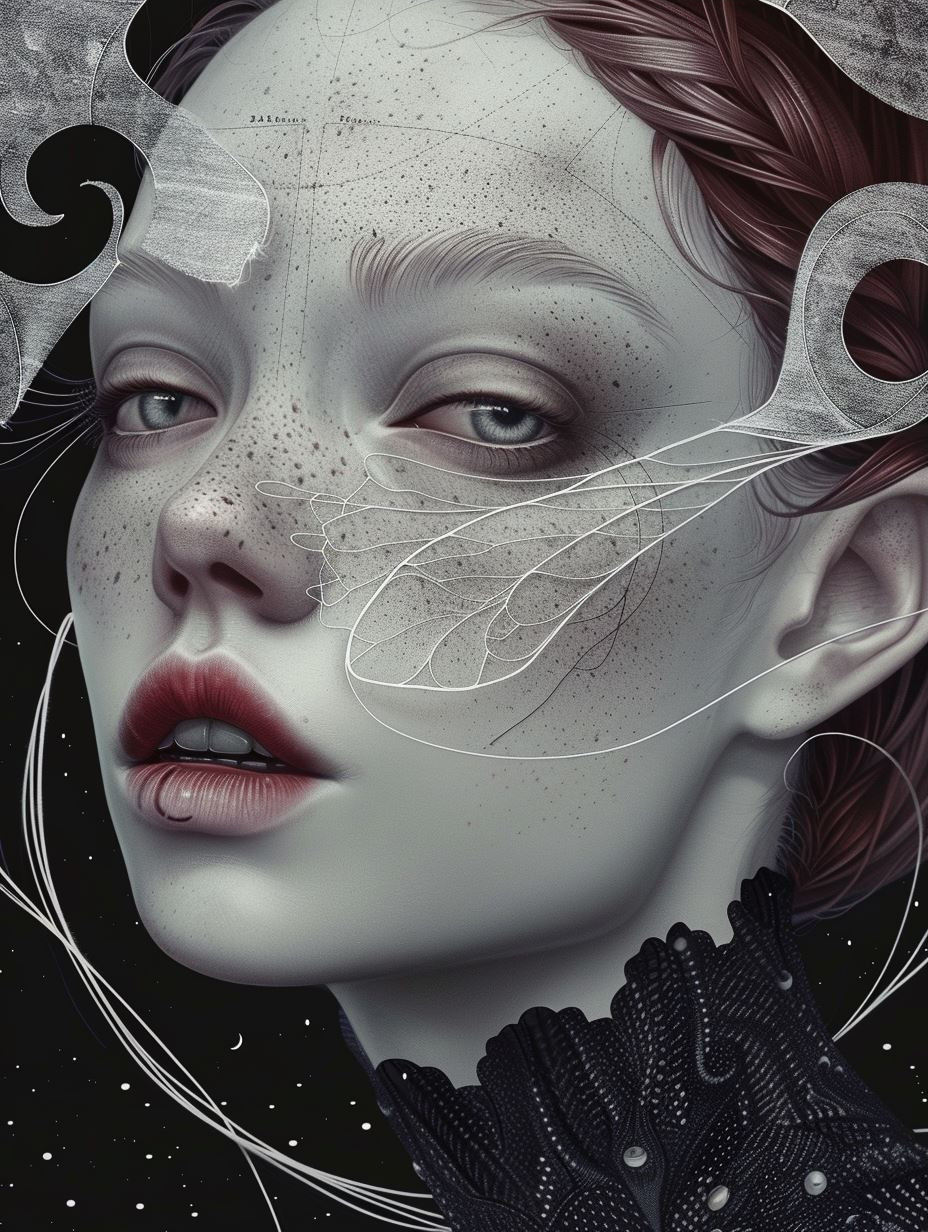 Ethereal Gothic Surrealist Portraits - Image 3