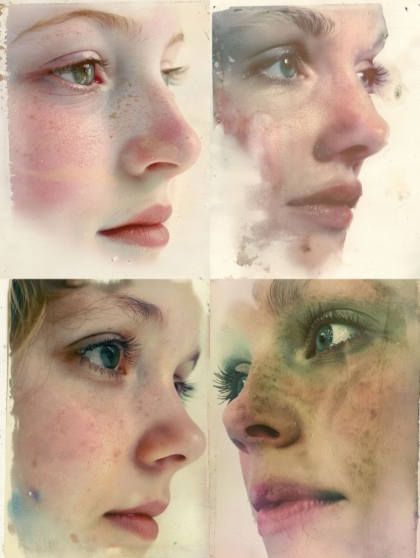 Ethereal Porcelain Skin Portrait