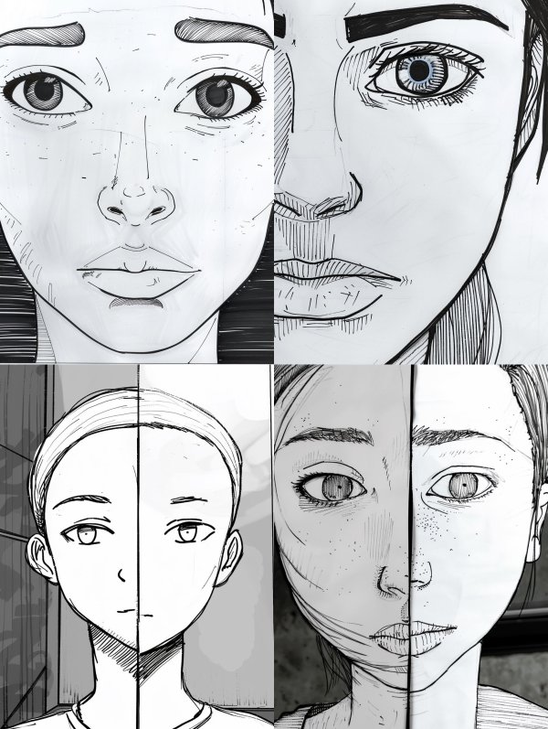 Faces of Duality: A Sketch Study