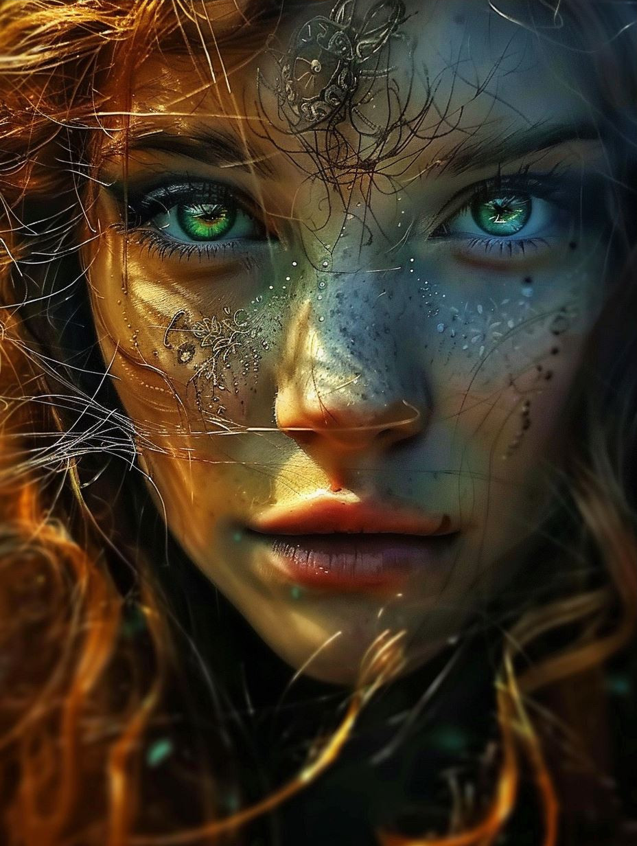 Mystic Gaze of Ethereal Shadows - Image 3