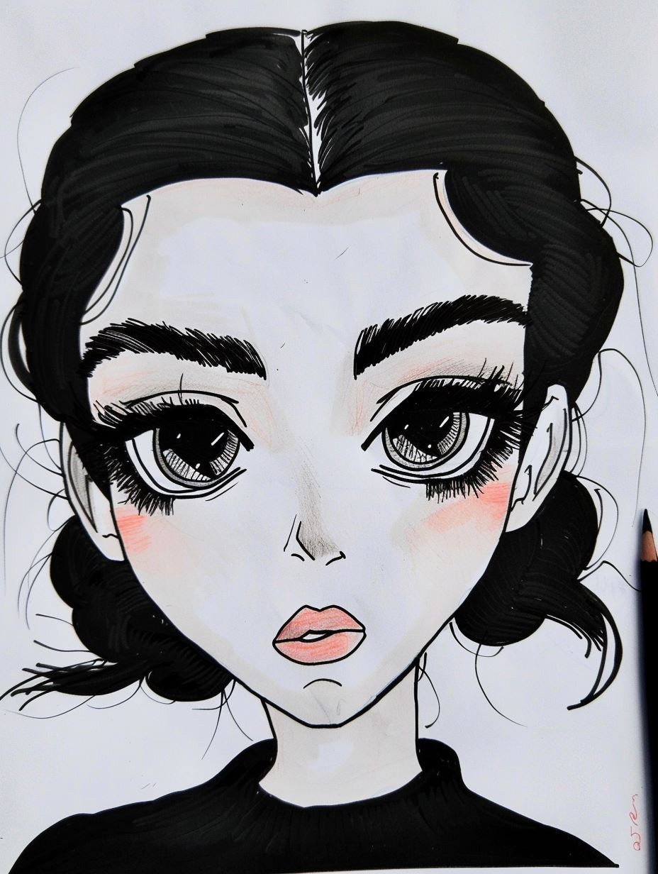 Floral Gaze and Stylized Portraits - Image 4