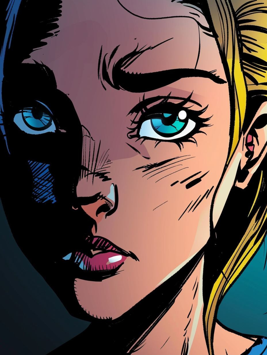 Noir Comic Intensity - Image 1