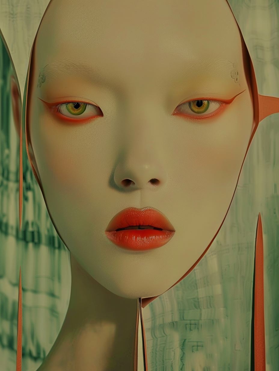 Serene Ethereal High Fashion Portrait - Image 3