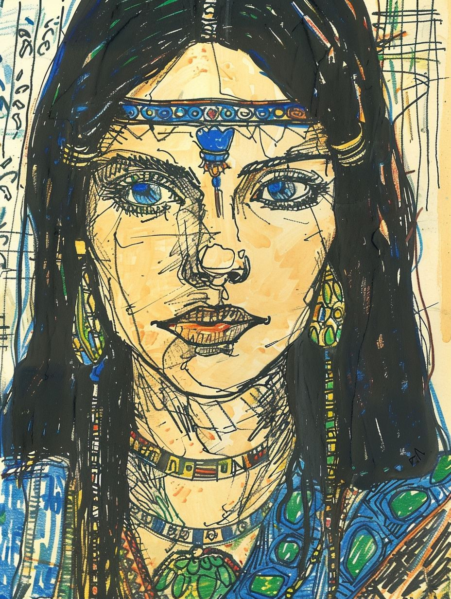 Abstract Female Portrait Studies - Image 1