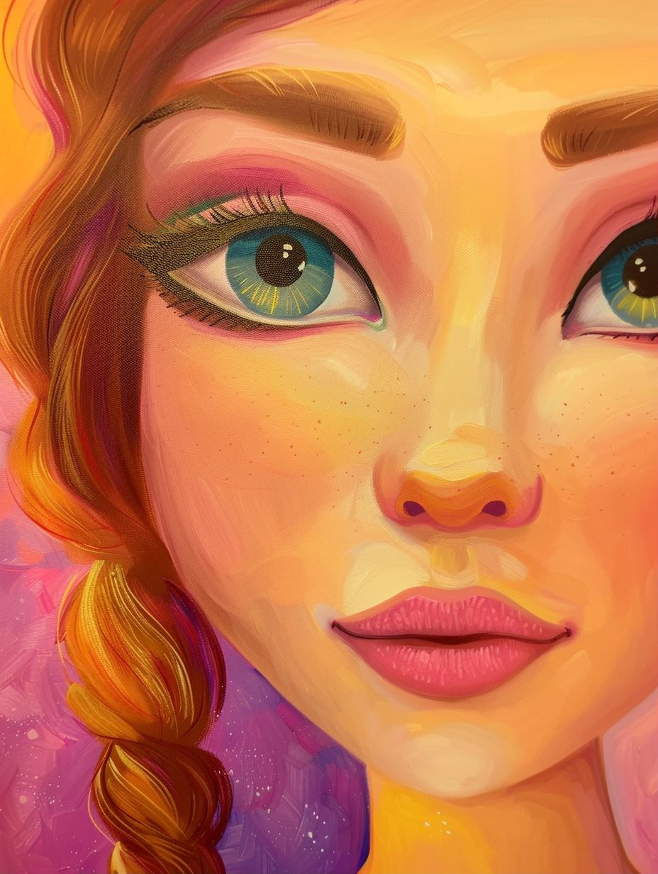 Vibrant Digital Portraits of Ethereal Women - Image 1