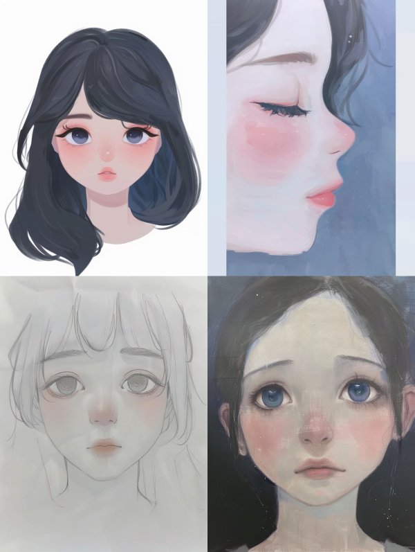 Soft Ethereal Anime Portraits