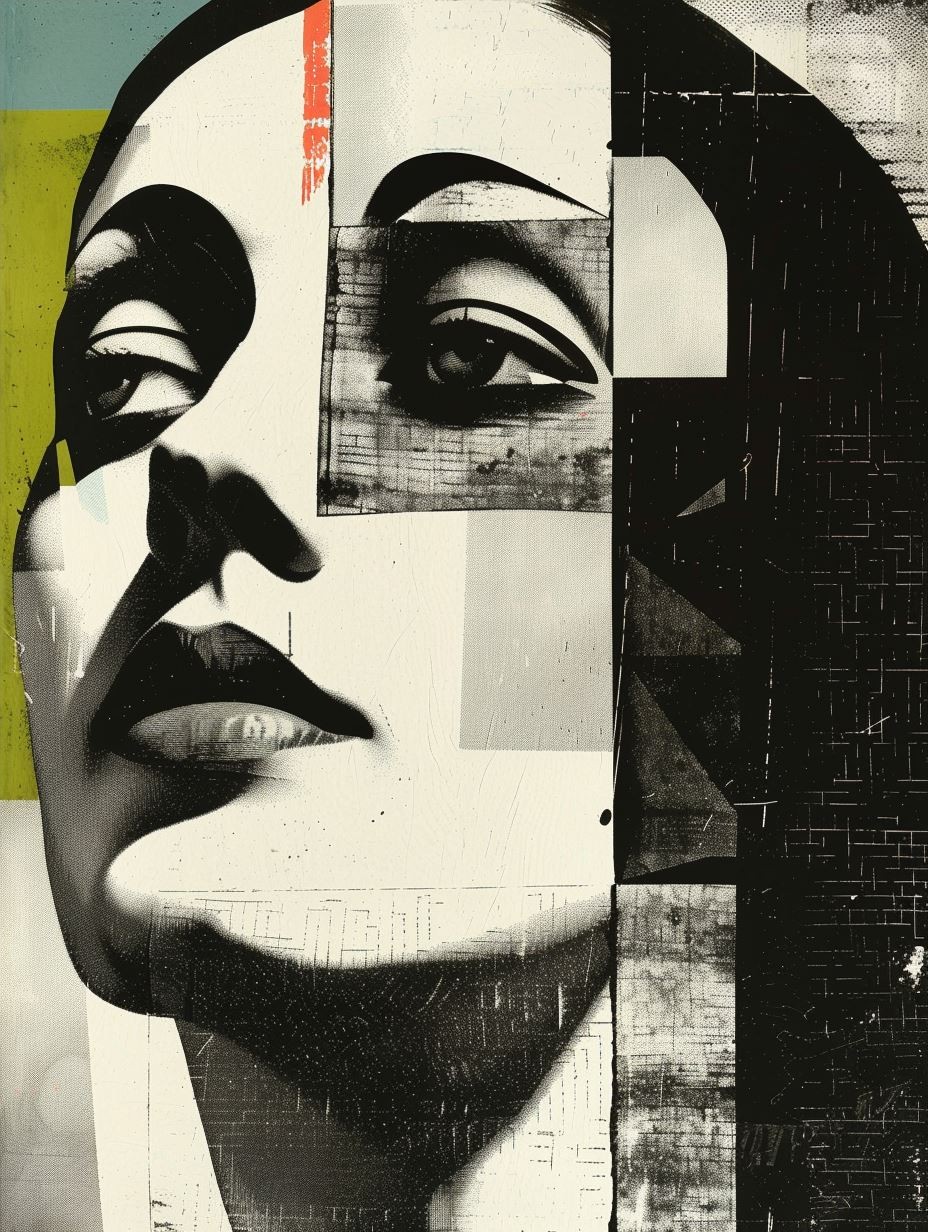 Fragmented Gaze Modernist Collage - Image 4