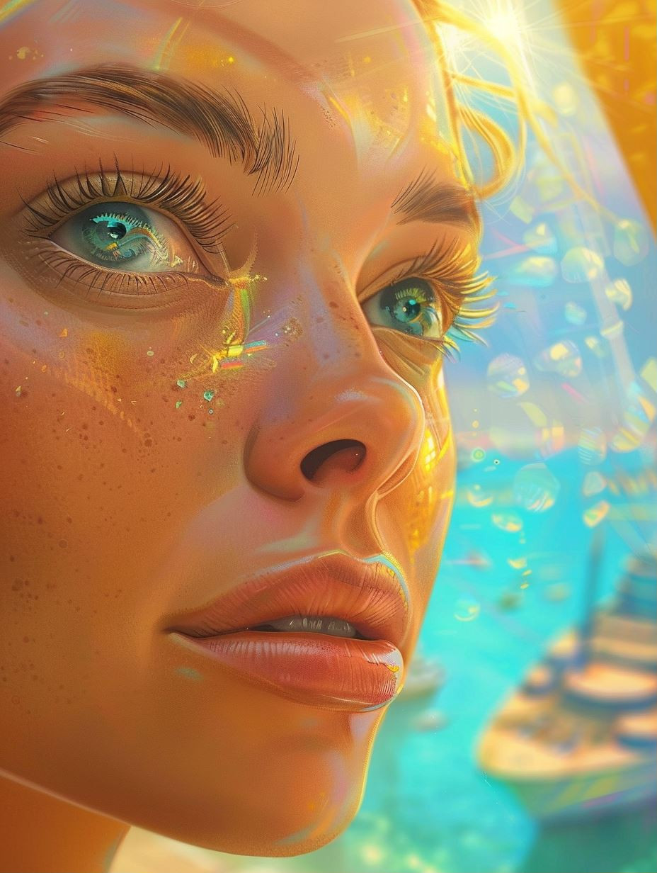 Sunlit Ethereal Glow - Image 1