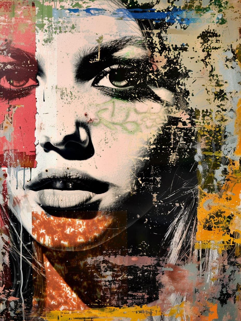 Abstract Urban Portrait Collage - Image 3