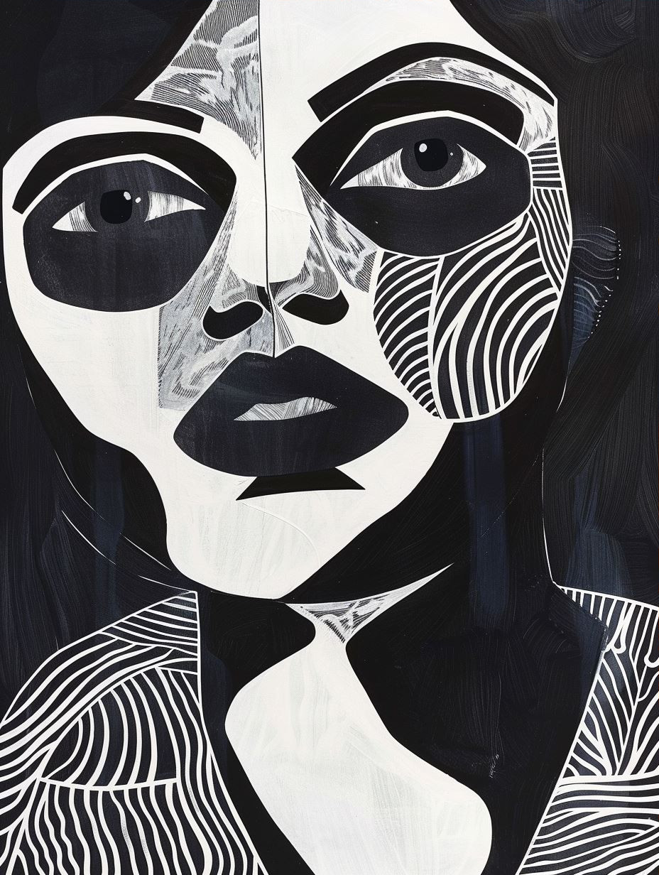 Abstract Mosaic Portrait - Image 3