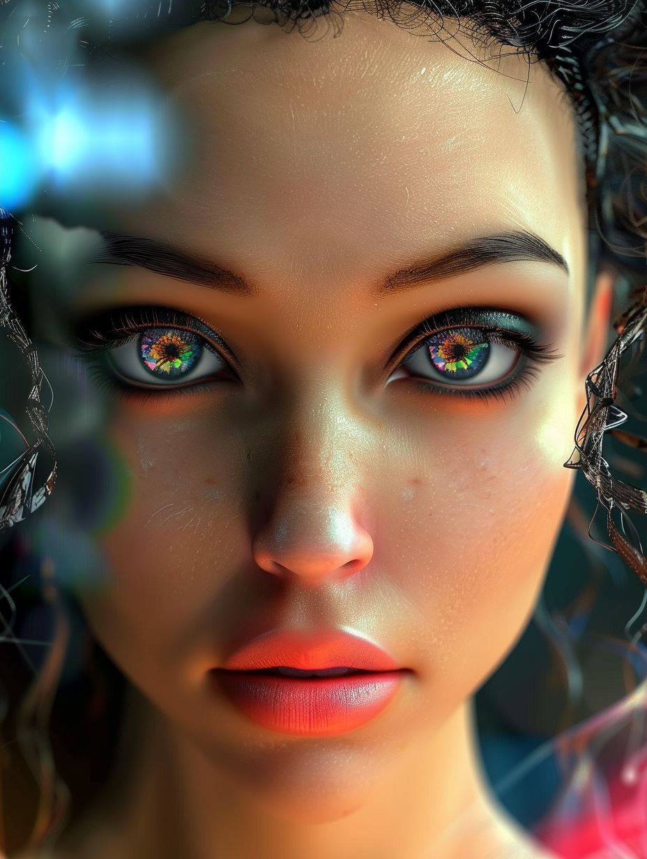 Ethereal Fragments of Digital Beauty - Image 2
