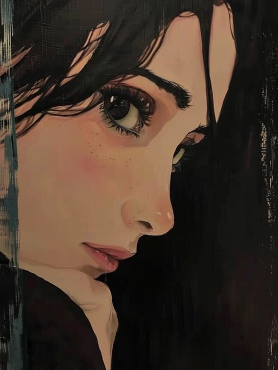 Dark Gaze: Anime Portrait Collection - Image 4