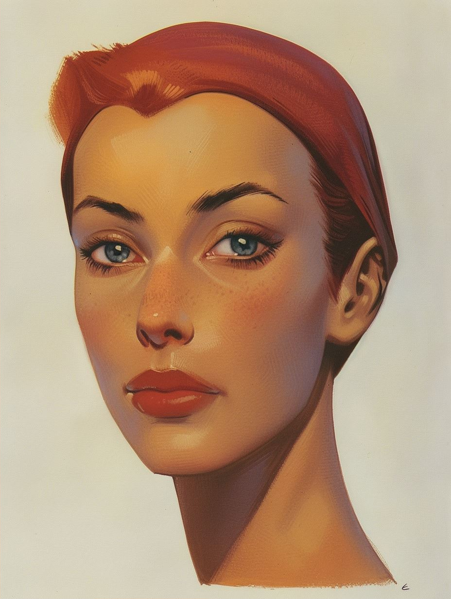 Classic Cinematic Oil Portrait - Image 2