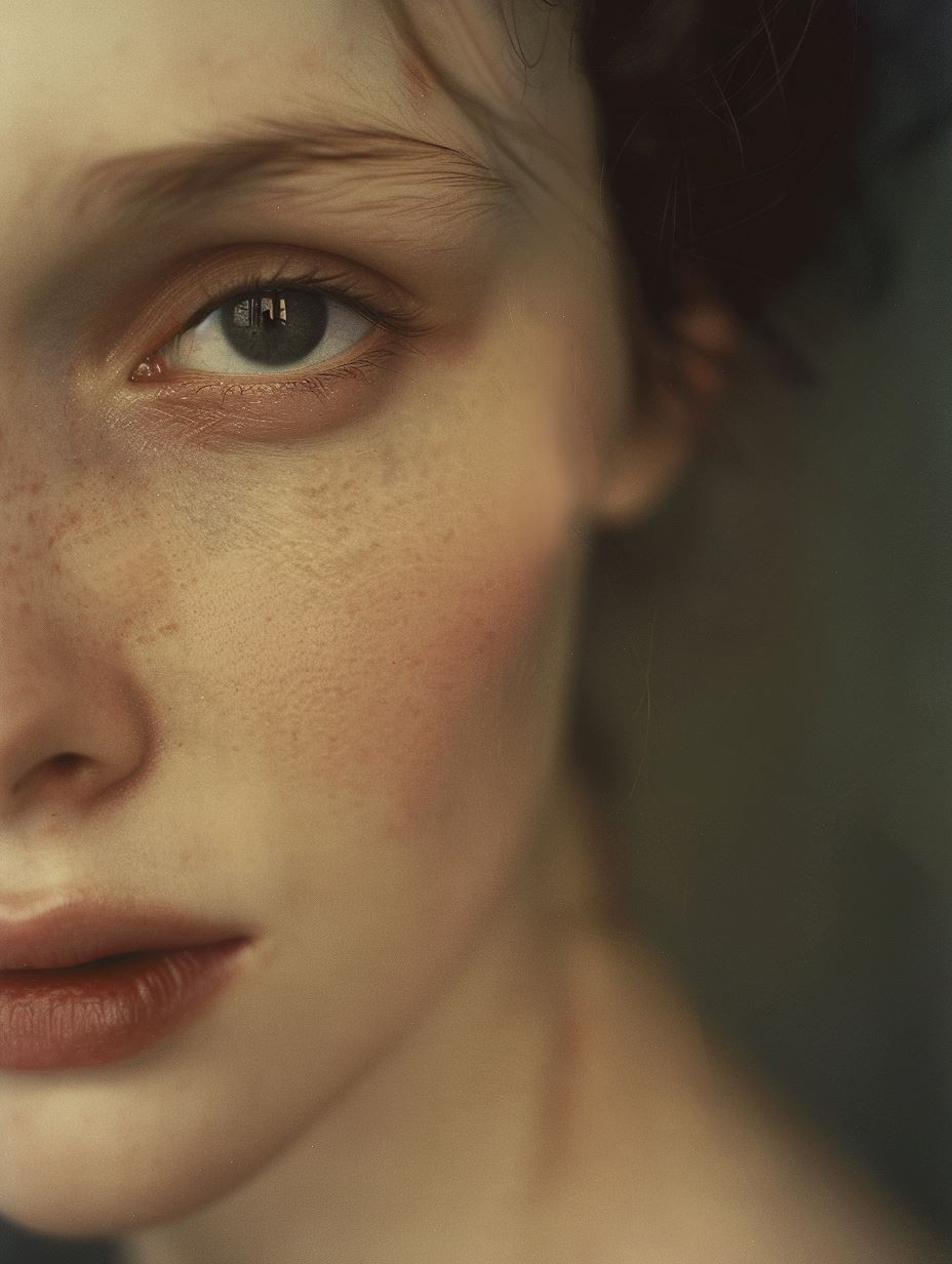 Ethereal Gazes: A Study of Soft Portraits - Image 1