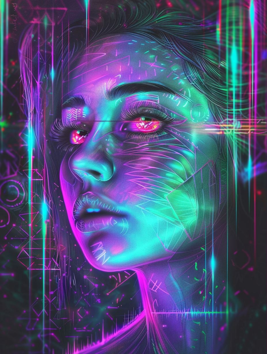 Neon Visions of the Cybernetic Future - Image 1