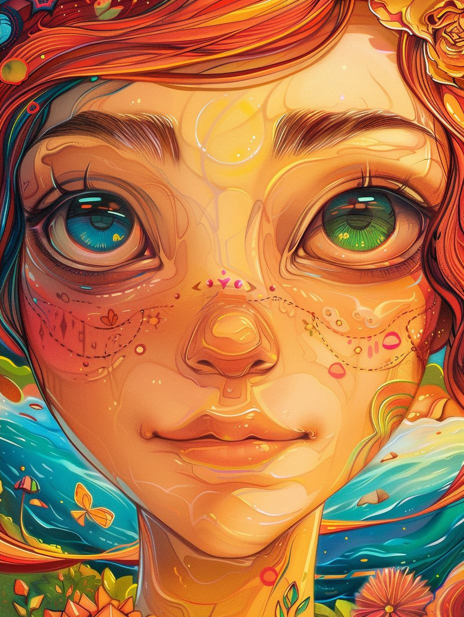Vibrant Ethereal Portrait Studies - Image 4