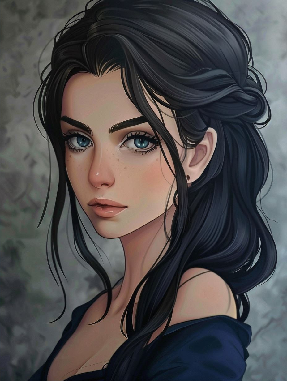 Mystic Dark Haired Portraits - Image 2