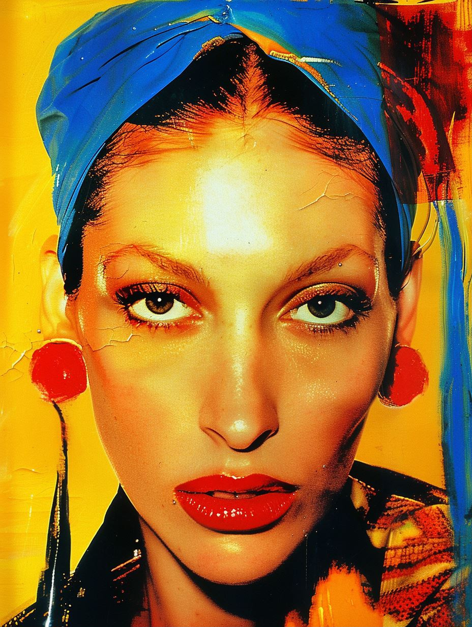 Vibrant Avant Garde Beauty Portraits - Image 1