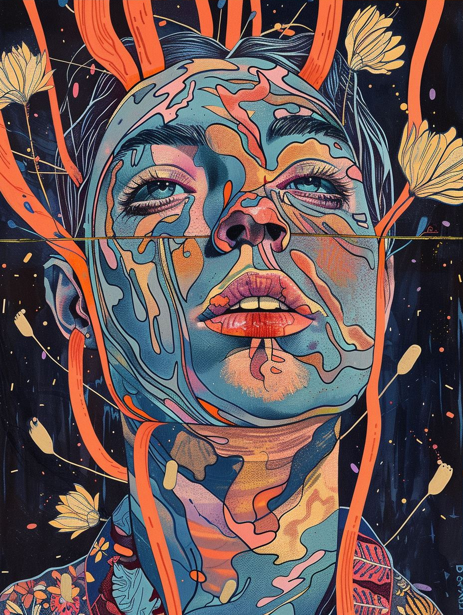 Prismatic Topographic Portrait - Image 3
