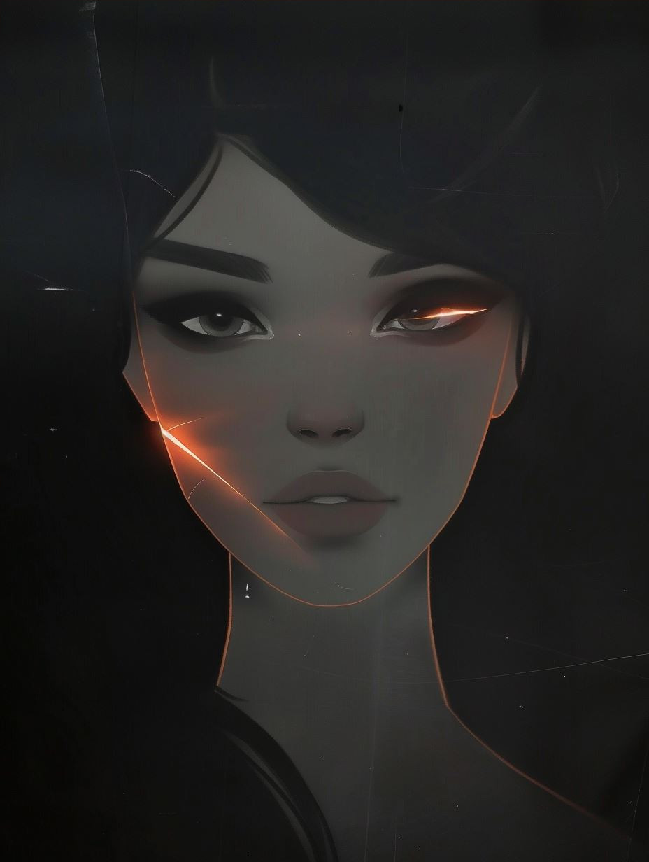 Neon Visions: Cybernetic Portraits - Image 4